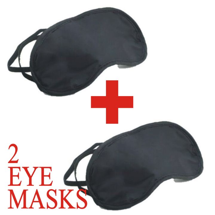 Pack of 2 - Sleeping Nap Eye Mask