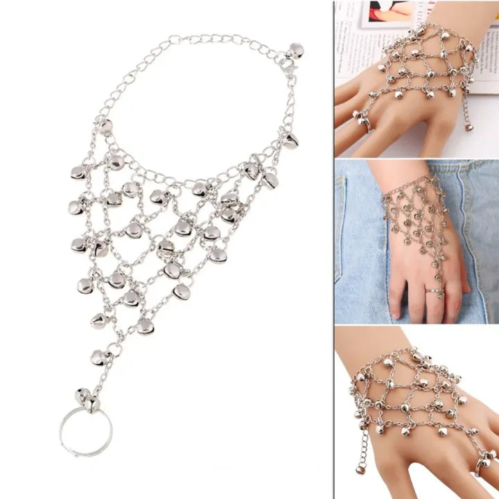 Bracelets Fashion Fishnet Silver Chain Braclet For Girls , Women Popular Hand Jewellery 2025 Top Trendy Product