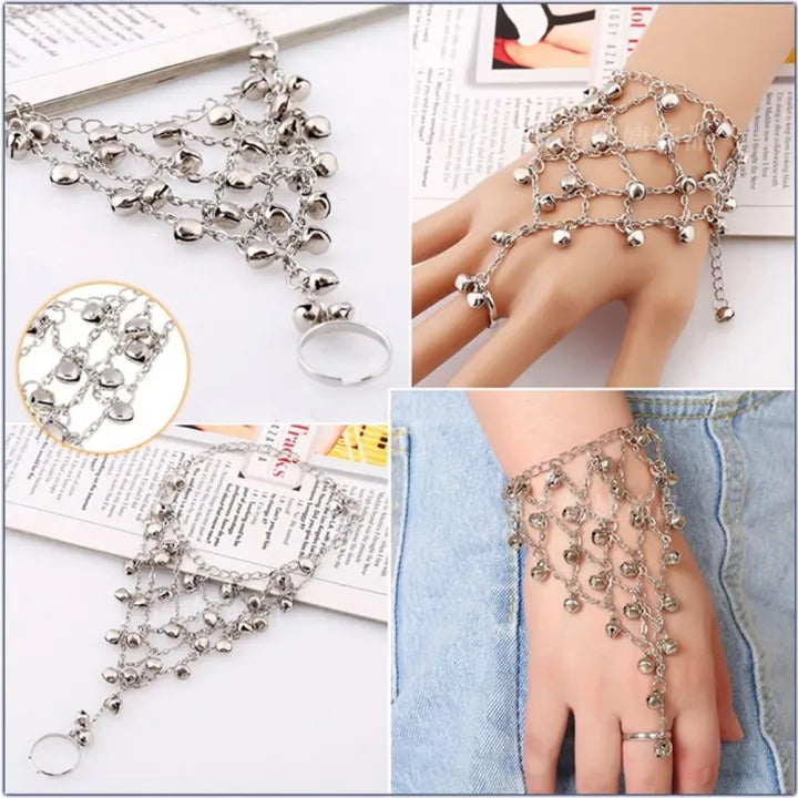Bracelets Fashion Fishnet Silver Chain Braclet For Girls , Women Popular Hand Jewellery 2025 Top Trendy Product