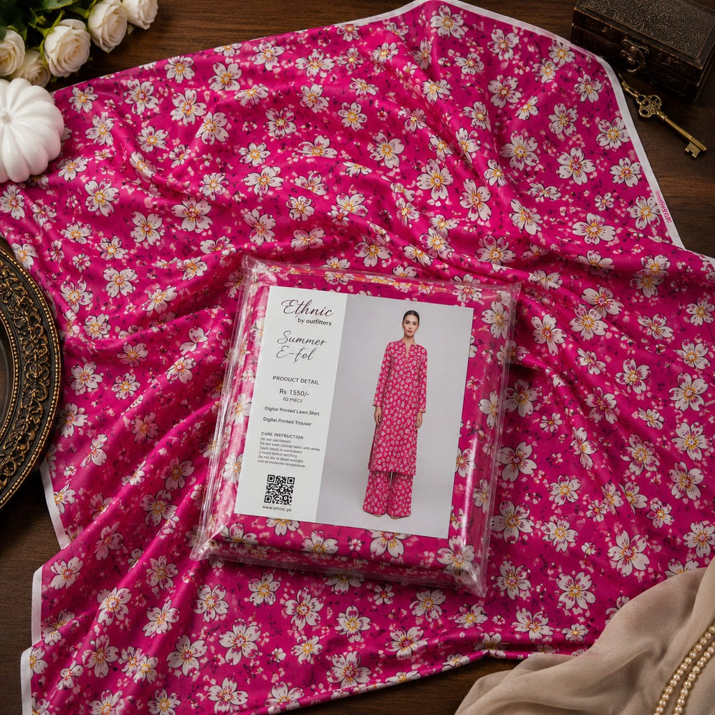 ETHNIC l Digital Printed Lawn 2 pc unstitched