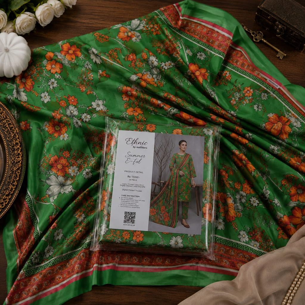 LIMELIGHT DIGITAL PRINTED 3PC LAWN UNSTITCHED SUIT
