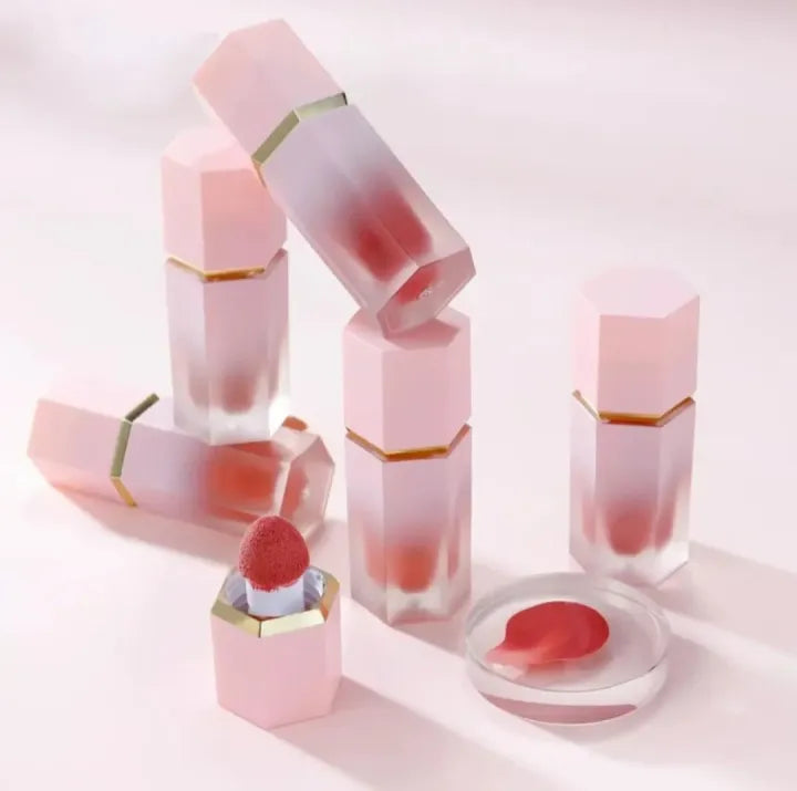 Beautious Pack of 1 Air Cushion Liquid Blush Natural Long Lasting Matte Cheek Liquid Blusher Makeup-Random shade
