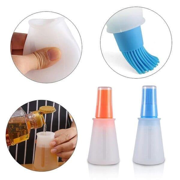 Silicone Oil Brush Bottle